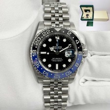 Rolex GMT-Master II Batgirl 2023 126710BLNR 40 MM quadrante nero acciaio inox B/p