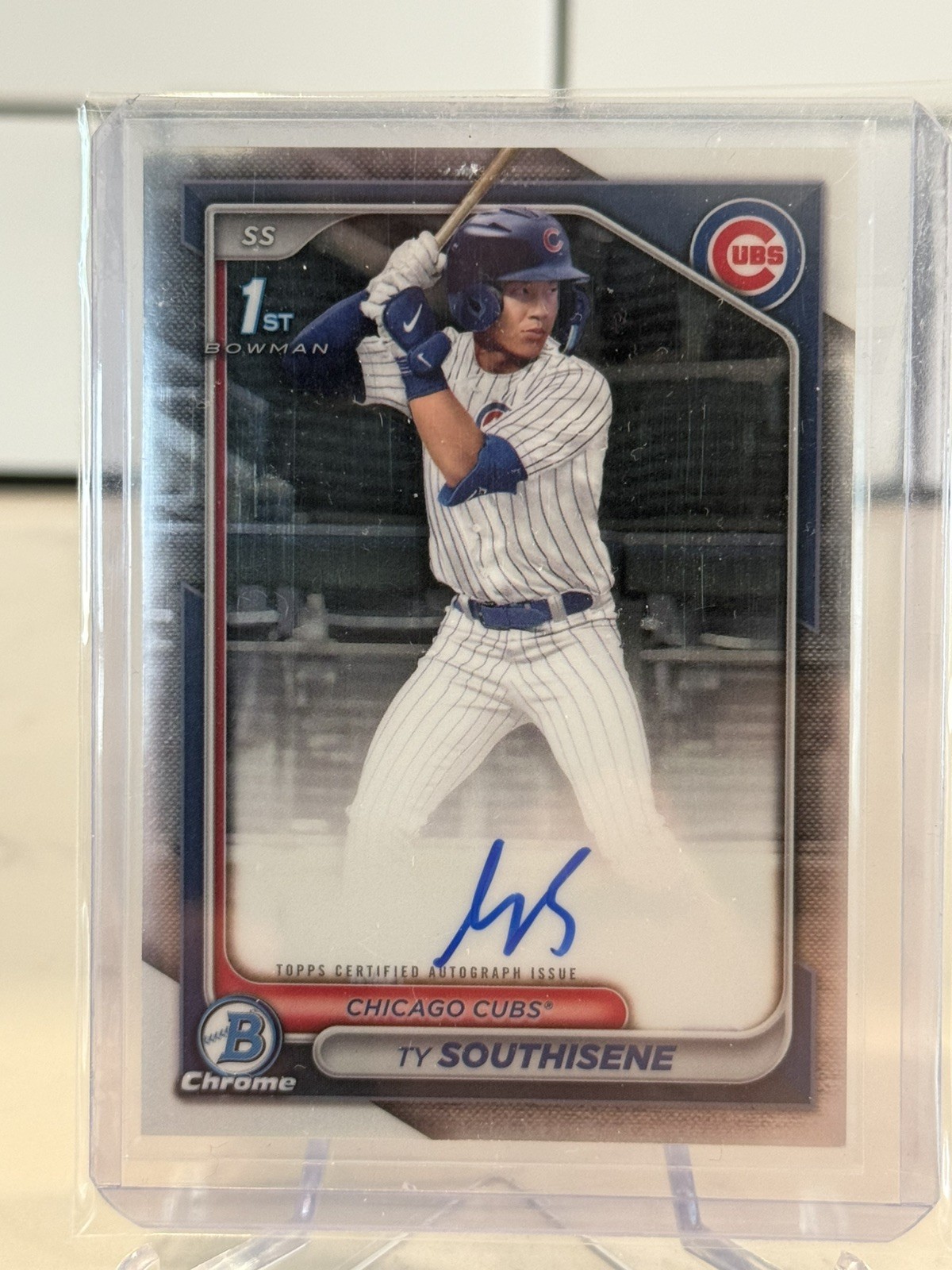 Ty Southisene AUTO 2024 Bowman Chrome Draft Autograph 1st Bowman Chicago Cubs