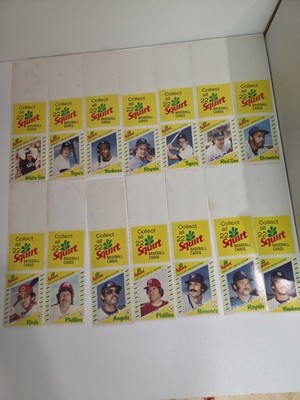 1982 TOPPS Squirt Baseball Card Set + 4 1981 Squirt  