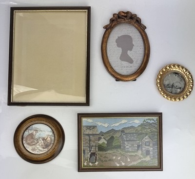 Job Lot of Vintage Photo Frames Mixed Sizes & Styles  Bundle X5 - Metal & Wood
