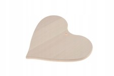 Tagliere forma cuore in faggio 25×24 cm – decoupage, romantico
