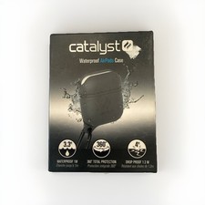 Catalyst Case for Apple AirPods 1 / 2 GEN - Silicone w/ Carabiner - Black