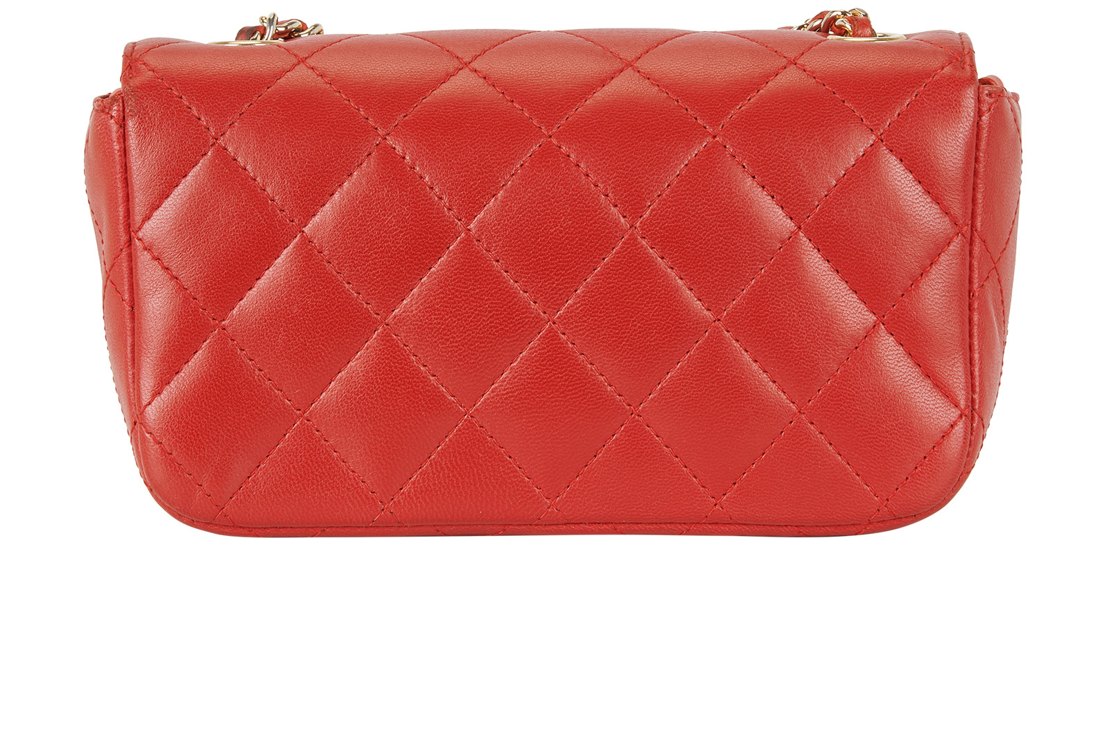 Chanel Mini Rectangular Flap Shoulder Bag Lambski… - image 2