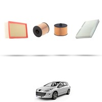 Hoffcar Set Service - 4 Filter FüR Peugeot 308 2.0 HDI 100Kw Von 2007