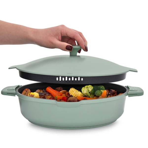 Ambition Pfanne Mit Deckel Tiefpfanne Bratpfanne BräTer Induktion Hoch 28 Cm-image