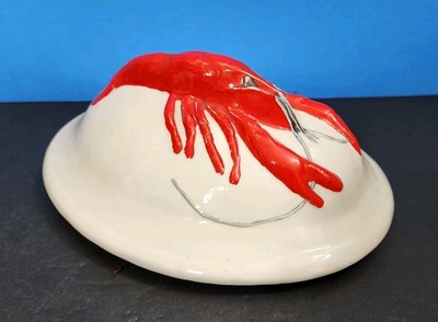 Crawfish / Lobster Oval Replacement Lid For Oval Bowl Dish See Photos For Size