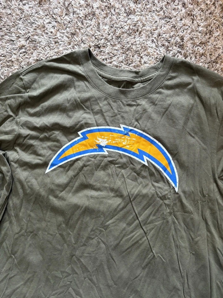 Nike Los Angeles Chargers Salute To Service Long Sleeve T-Shirt Men's Size 2XL - Image 4 of 4