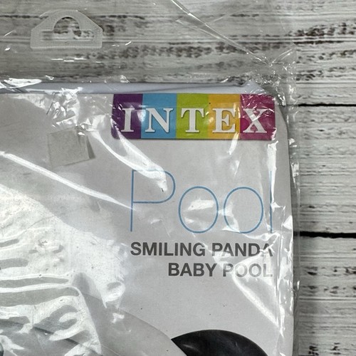 Intex Smiling Panda Baby Pool Inflatable 1 to 3 Years 46x36x5.5 New - Afbeelding 5 van 6