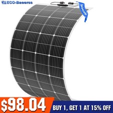 300W Flexible Solar Panel Mono 12V Portable Power Camping Home RV Battery Charge