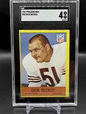 1967 Philadelphia - Dick Butkus #28 Chicago Bears SGC 4