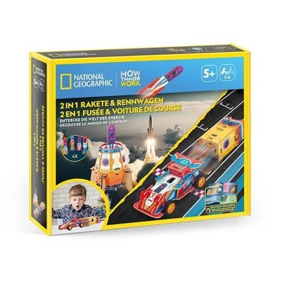 Herausgegeben von CUBICFUN | 2in1 Rakete & Rennwagen | Spiel | Deutsch (2026)
