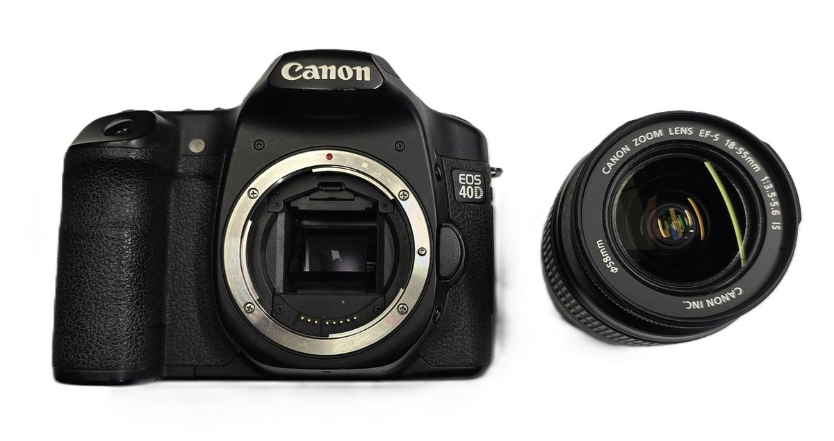 【C2003】 Canon 40D / EF-S 18-55 3.5-5.6 Canon EOS 40D with EF-S 18-55mm f/3.5-5.6 Lens | eBay