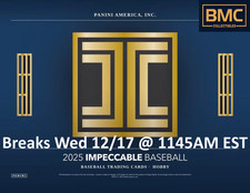 Blake Burke 2025 Panini Impeccable Baseball 1x Case Break #26