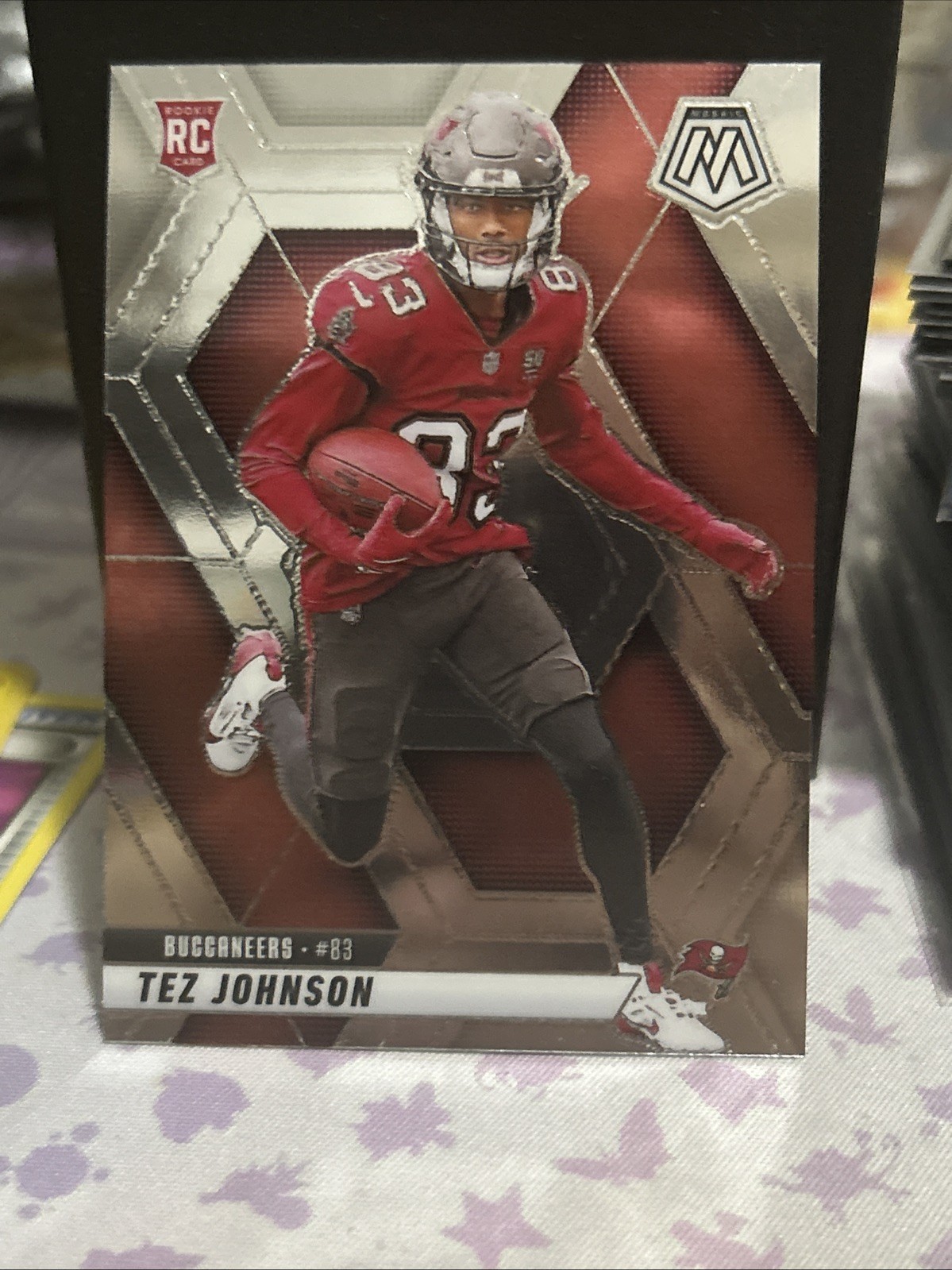 2025 Panini Mosaic Football Tez Johnson (RC) #316 Buccaneers