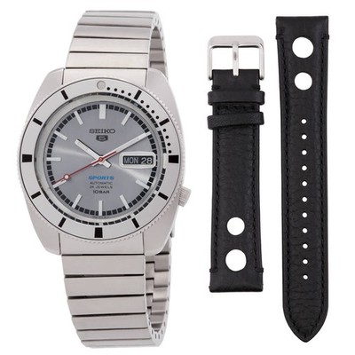 Seiko Limited Edition 5 Sports Automatic Silver Dial Watch SRPL03K1