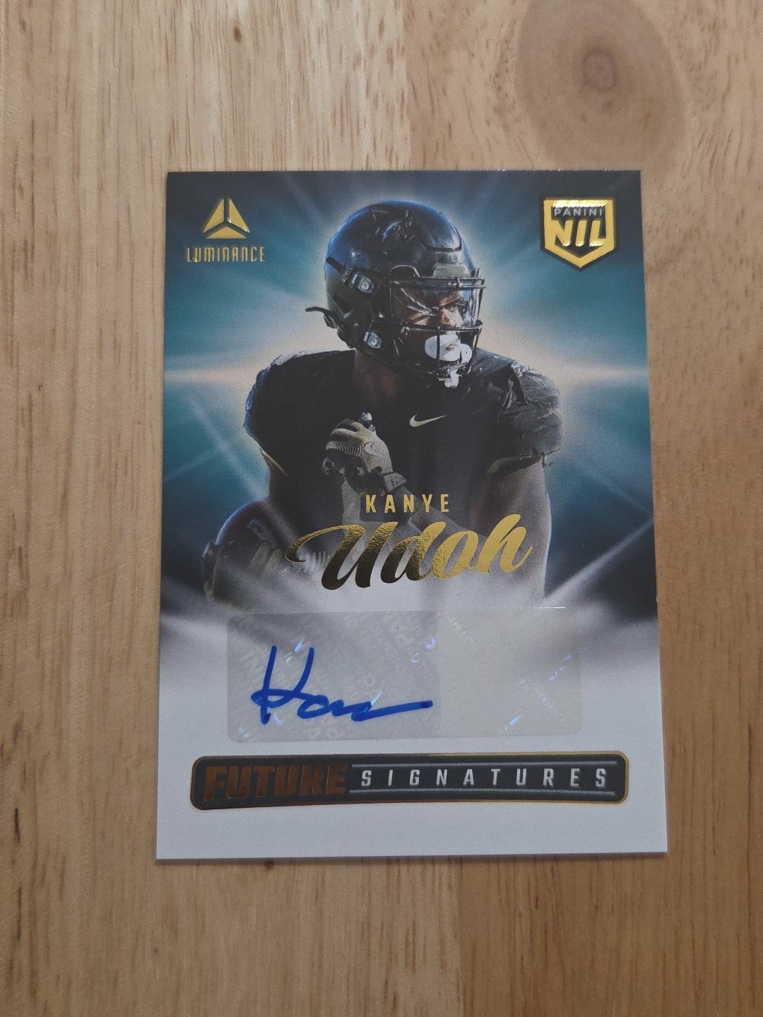 2025 Luminance KANYE UDOH Future Signatures Autograph #NIL-KUH Rookie NIL Auto