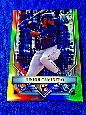 2024 Bowman Sterling Rookie Refractor Junior Caminero RC CENTERED #BSR13 MINT 🔮