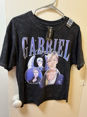 Hot Topic Gabriel The Mandela Catalogue Black Graphic Crew Neck Tee Mens S