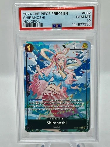 Shirahoshi (OP05-082) (Full Art) OP05-082 Premium Booster -The Best- PSA 10