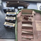 Very Rare Mettoy O Gauge Clockwork Train Set loco runs one off lot ref BD2012