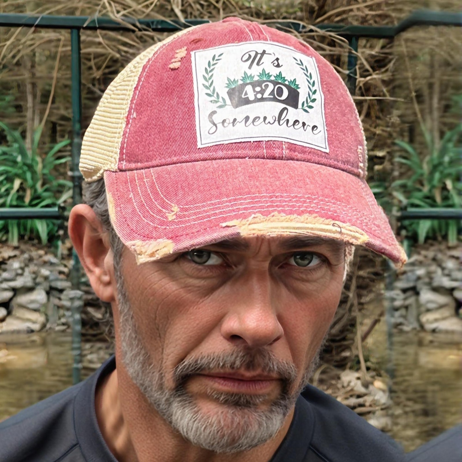 Popfizzy Weed Hat for Men and Women, It’s 420 Somewhere Marijuana Hat, Weed