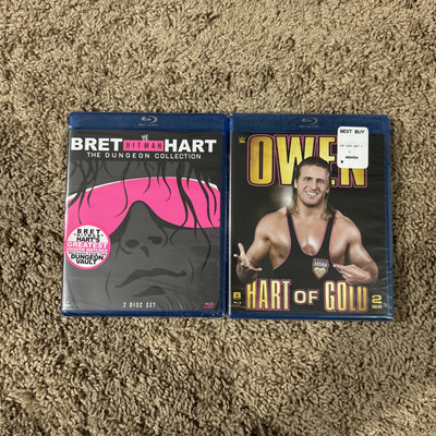WWE/Brett, Hitman Heart Dungeon Collection+ Owen Heart Of Gold,(NEW RARE) sealed