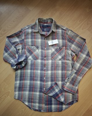 Polo Ralph Lauren Plaid Embroidered Japan Tiger Flannel Shirt New Men's M