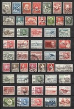 GROENLAND timbres oblitérés années 1960-70-80 grosse cote!  (2scans) (F)