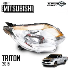 For Mitsubishi Triton L200 2015-2018 MQ Head Lamp Light Chrome Housing Right