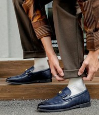 Mens Formal Hollow Out Shoes Summer Fashion Business Breathable Leather Shoes Sz