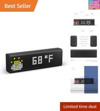 TIME Wi-Fi Clock for Smart Home - Social Media Counter - Cinema Lightbox - Di...