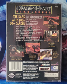Dragonheart Fire & Steel (Sega Saturn) Video Game CIB Complete w/Registration