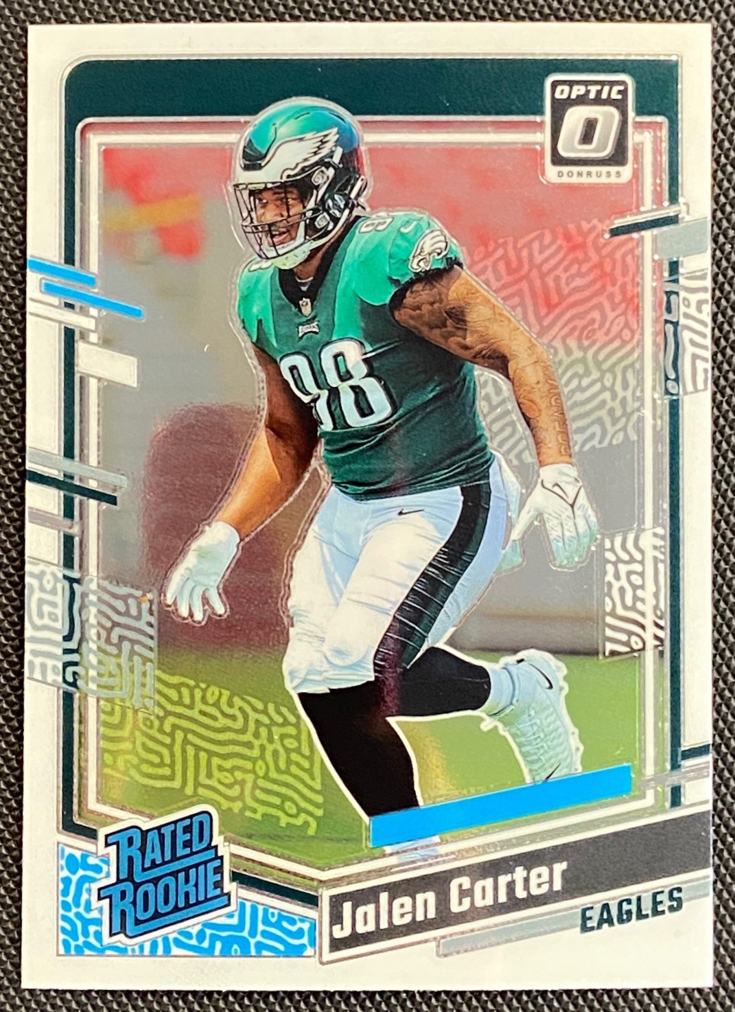 2023 Donruss Optic Jalen Carter #281 RC Rated Rookie Philadelphia Eagles