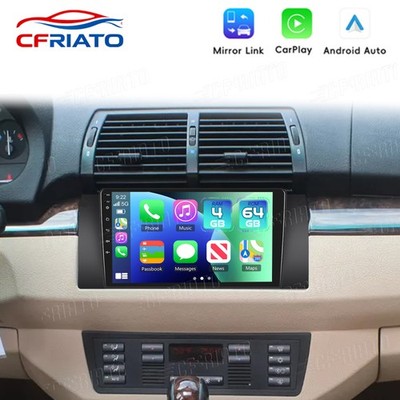 Apple Carplay Für BMW 5er E39 X5 E53 E38 Autoradio GPS Navi WLAN RDS BT 4GB+64GB
