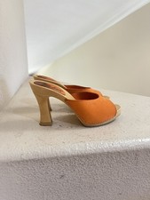 Vintage Candies Original Sandals orange Heels Slides mules sandals y2k size 6