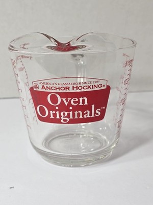 Anchor Hocking Oven Originals 2 Cup Glass Measuring Cup USA 23, 493, 16 oz 500ml