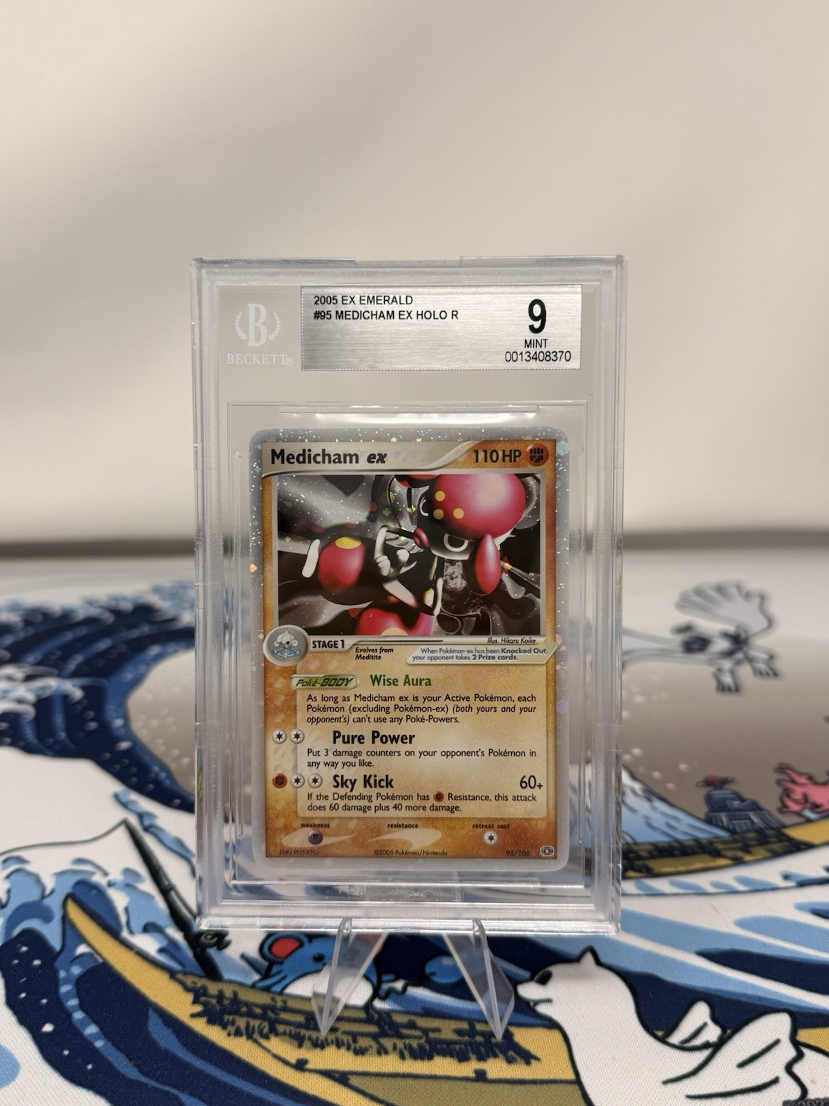 Pokémon Tcg Medicham ex 95 Ex Emerald BGS 9