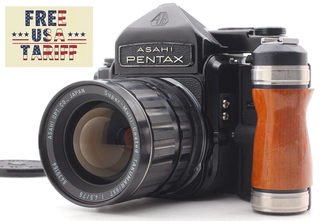 ⏯️ Meter Works [EXC+5 w/ Grip] Pentax 6x7 67 MUP TTL Body 75mm