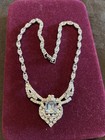 Stunning Vintage Coro Rhinestone Necklace Signed — photo 1