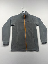 COLUMBIA SPORTSWEAR FLEECE JACKET GRAY BOYS YOUTH SIZE LARGE