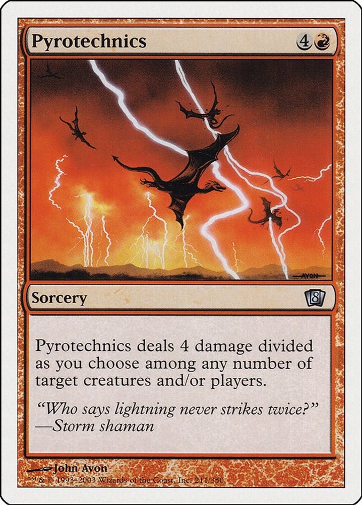 Pyrotechnics Normal [8ED - 211] LP Magic8th Edition