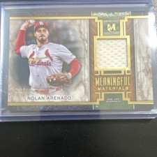 2025 Topps Museum Meaningful Material Relic Nolan Arenado MMR-NA Copper /49