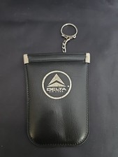 Unused Vintage Delta Air Lines Leather Keychain Case