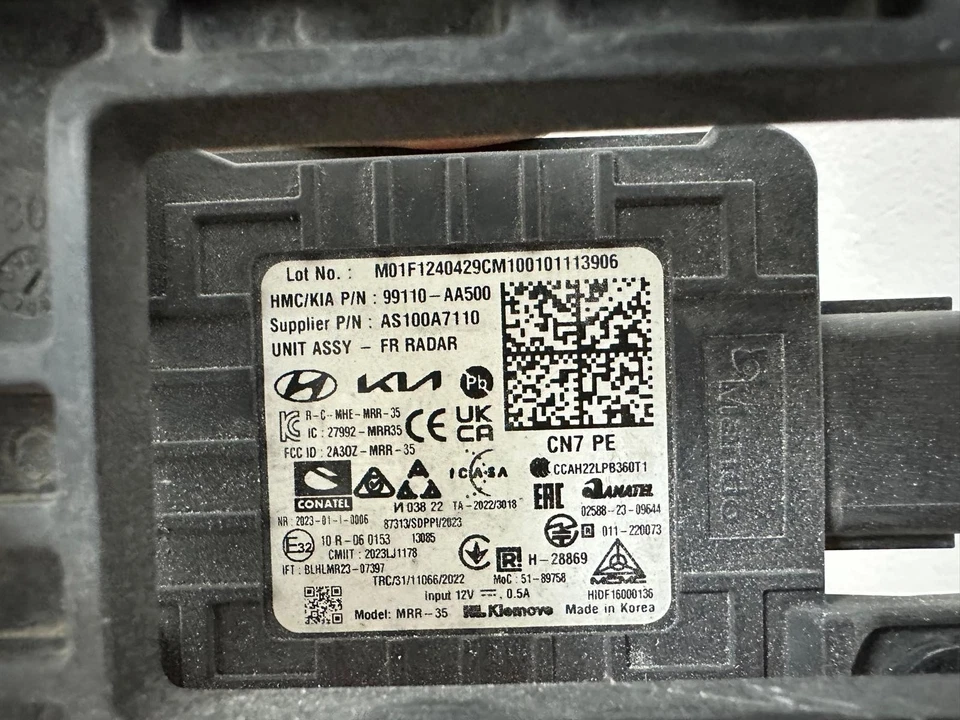 Front Distance Control Radar Sensor 99110-AA500 for Hyundai Elantra 2024–2025 - Image 2 of 4