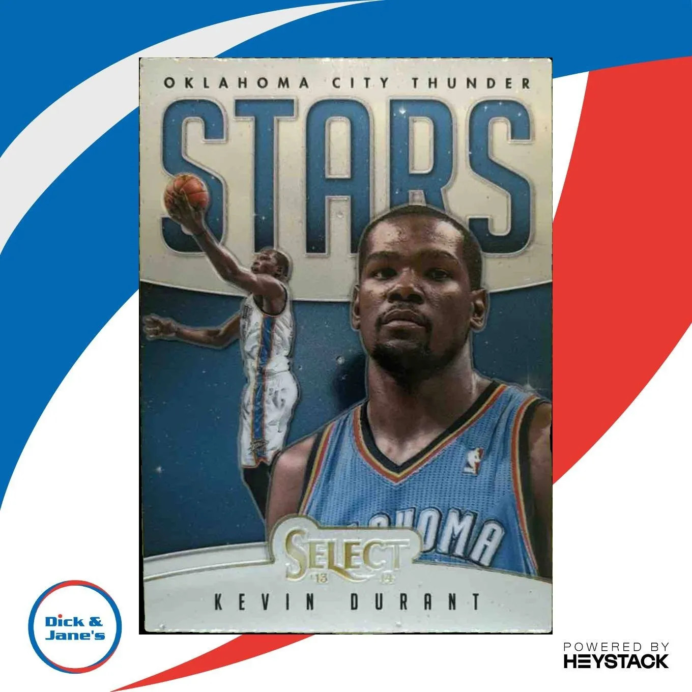 2013-14 Panini Select Kevin Durant Stars #10 Oklahoma City Thunder