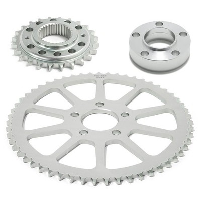 24T 55T Sprocket Conversion Kit for Harley Dyna Wide Glide FXDWG 06-17 Softail