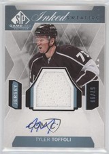 2015-16 SP Game-Used Inked Sweaters 57/99 Tyler Toffoli #IS-TT Auto xp6