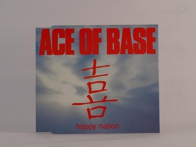 ACE OF BASE HAPPY NATION (I85) 3 Track CD Single including Picture Sleeve MEGA