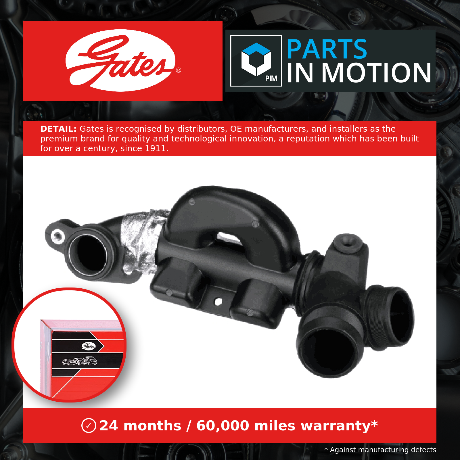 Gates Turbocharger Hose - 09-1421 - OE Matching Quality and Specification - Image 15