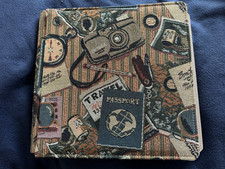CREATIVE MEMORIES 12x12 Passport Tapestry Travel Album with 39 White Pages